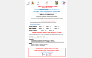 CR Beursault Cognac 11-12 et 13/09/2026