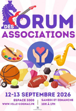 FORUM des ASSOCIATIONS 12 ET 13 SEPTEMBRE 2026