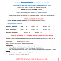 CR Beursault Cognac 11-12 et 13/09/2026