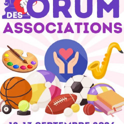 FORUM des ASSOCIATIONS 12 ET 13 SEPTEMBRE 2026